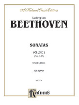 Sonatas piano sheet music cover